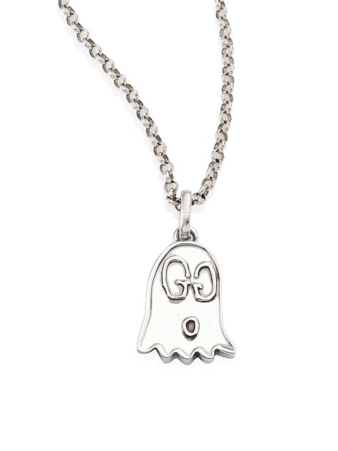 gucci ghost necklace.